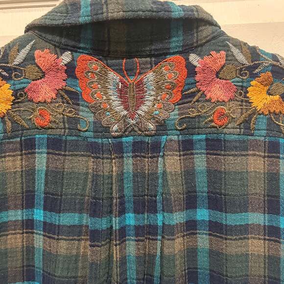 Johnny Was Quito Painters Smock Tunic - Picture 9 of 10